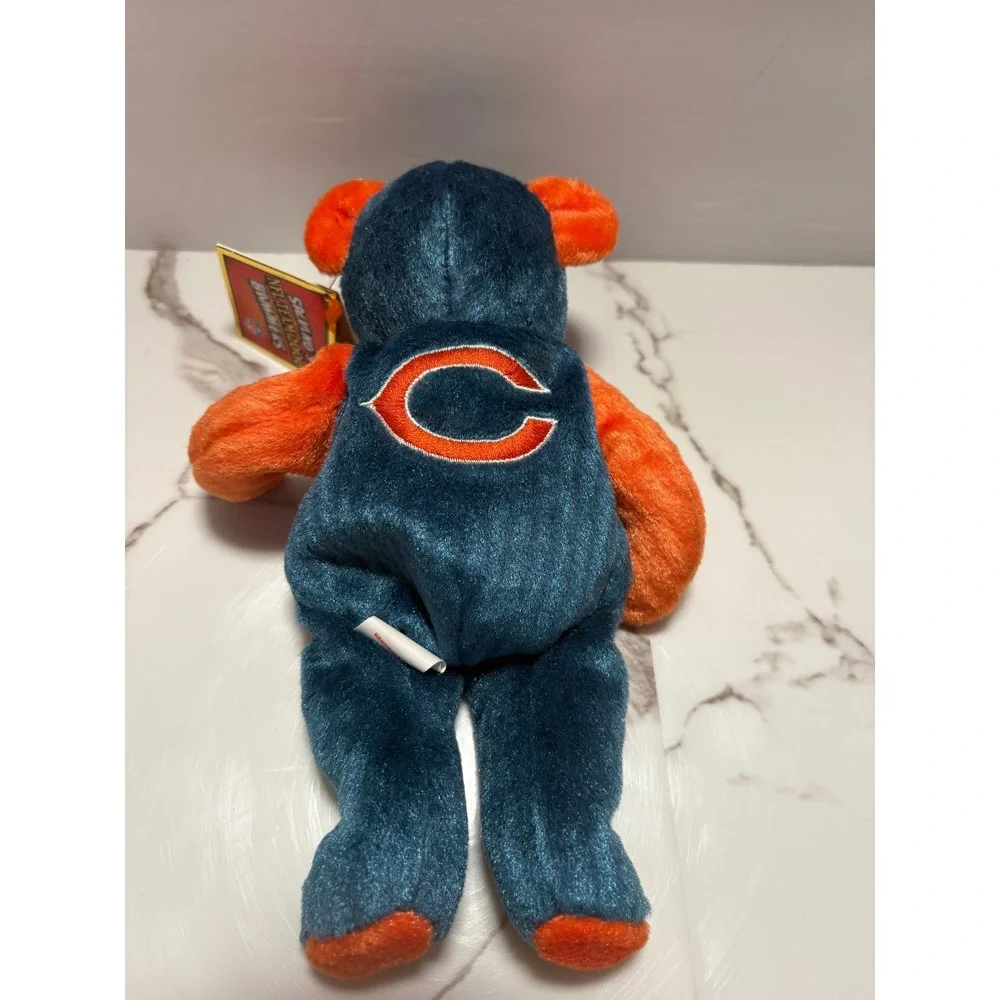 Chicago Bears Salvino's NFL Team 2000 Bammers Plush Bear Navy Orange Collectible